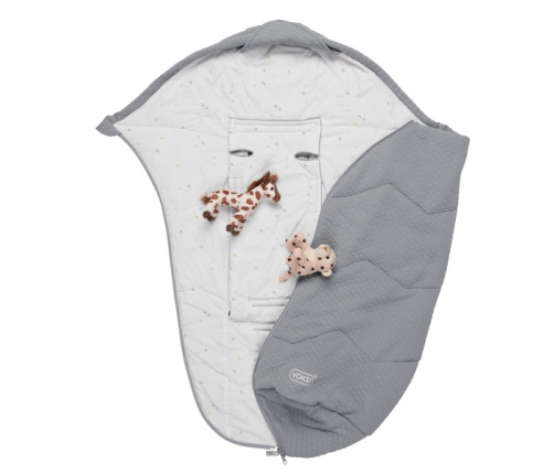 Bērnu ratu guļammaiss BeSafe Voksi Breeze Light Grey