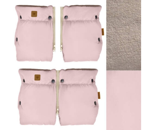 Zaffiro Mufka do Wózka Dwuczęściowa Plusz + Rose