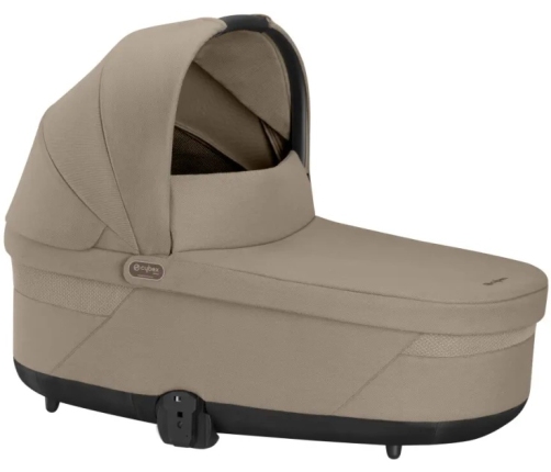 Cybex Balios S Lux 2.0 Wózek Głęboko-Spacerowy Almond Beige + Cybex Aton B2 i-Size Fotelik Samochodowy 0-13kg + Baza One Volcano Black