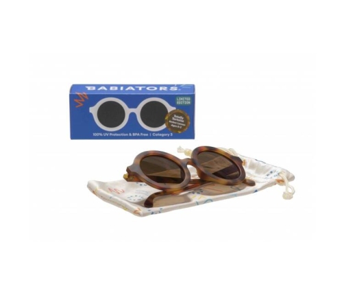 Babiators Round Amber Lenses O-RND007-S Rozmiar 0-2+ Totally Tortoise