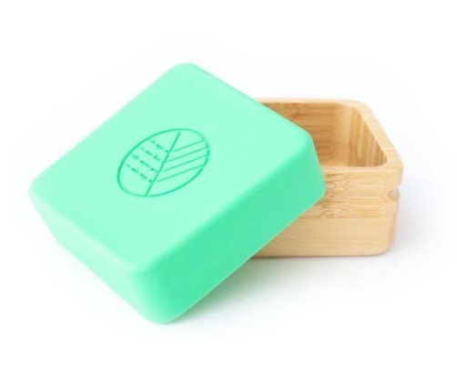 Ecorascals Bambusowe Pojemniki Na Przekąski 2 szt. Szaro-zielony