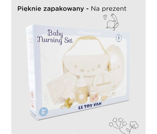 Le Toy Van Drewniany Zestaw do Karmienia Lalek