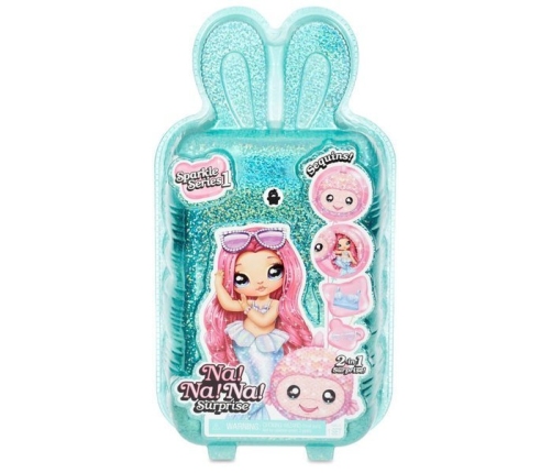 Na! Na! Na! Surprise 2-in-1 Fashion Doll Daria Duckie & Plush Pom with Confetti Duck