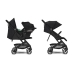 Cybex Beezy New Wózek Spacerowy Moon Black 2023
