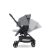 Mini by Easywalker Buggy Turn Kompaktowy Wózek Spacerowy z Obrotowym Siedziskiem 360 Soho Grey