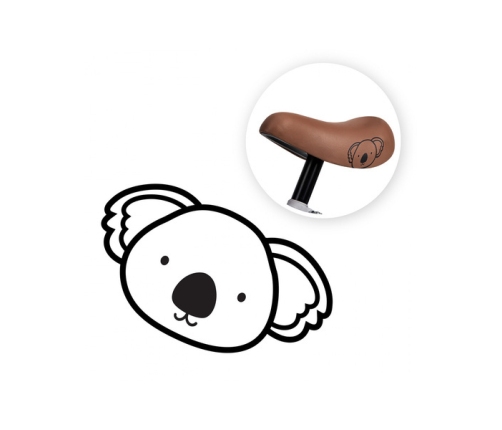 MoMi Breki Rowerek Biegowy z Hamulcem Szary