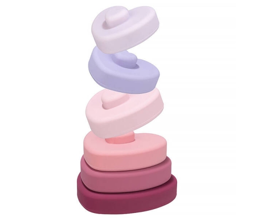 Baby in World Wieża Silikonowa Serca Dusky Lilac