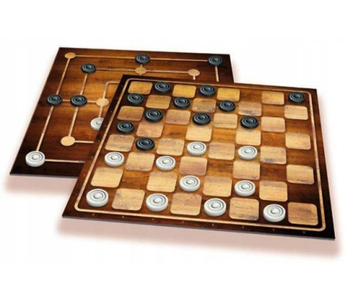 Trefl Gra Warcaby Młynek De Luxe 01681