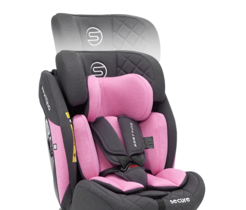 Sesttino SecurePro Fotelik Samochodowy Pink 0-36 kg