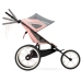 Cybex Avi Sport Collection Silver Pink Sporta Ratiņi