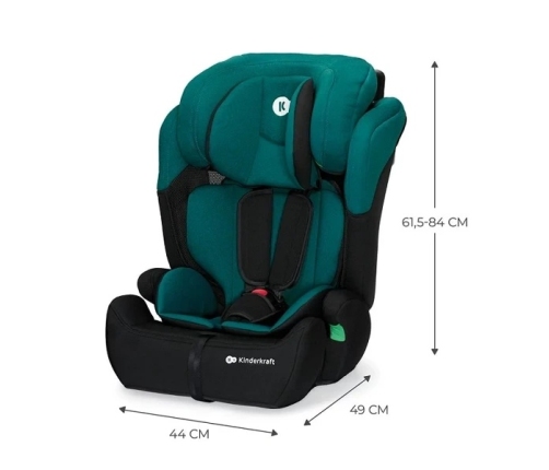 Kinderkraft Comfort Up I-Size Fotelik Samochodowy 9-36 kg Zielony
