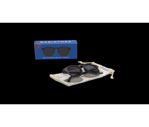 Babiators Keyhole O-KEY001-M Smoke Lens Rozmiar 3-5+ Jet Black