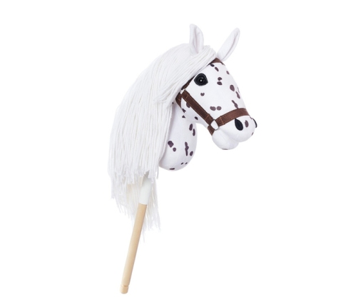 Hoppihorse Koń na Kiju Hobby Horse A4 Biały 64cm