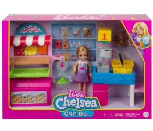 Barbie Chelsea Sklepik Zestaw z Lalką GTN67
