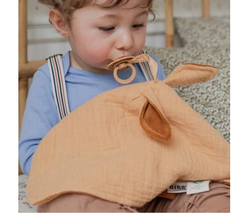 Bibs Cuddle Cloth Kangoroo Pieluszka Przytulanka z Zawieszką Na Smoczek Desert Sand