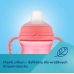 Canpol Babies FirstCup Kubek z Silikonowym Ustnikiem 150ml Bonjour Paris Różowy 56/612_pin