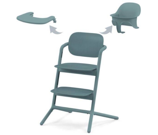 Cybex Lemo Stone Blue + Чехол Cтульчик для кормления