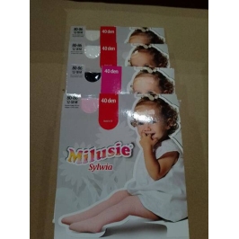 Milusie Rajstopy Gładkie Rozmiar 80-86 Mix Kolorów