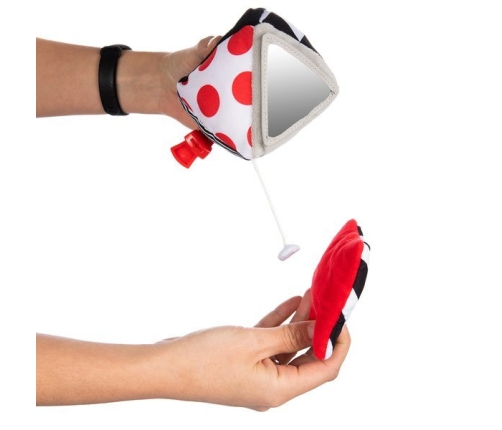 Canpol Babies Kontrastowa Karuzelka Podróżna Do Wózka/Fotelika Sensory 68/083