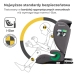 Kinderkraft Junior Fix 2 I-Size Fotelik Samochodowy 15-36kg 100-150cm Rocket Grey