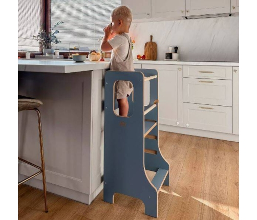 Baby Wood Slim M Kitchen Helper Błękitny