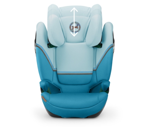 Cybex Solution S2 I-Fix Fotelik Samochodowy 15-50 kg Beach Blue 2023 + BabySafe Organizer + Babysafe Nakładka Na Pas