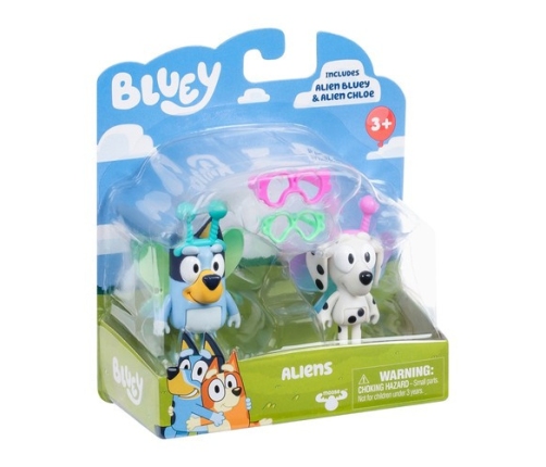 Moose Bluey I Chloe Kosmici Pieski Figurki Akcesoria Ruchome Elementy