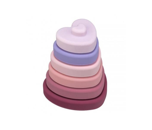 Baby in World Wieża Silikonowa Serca Dusky Lilac