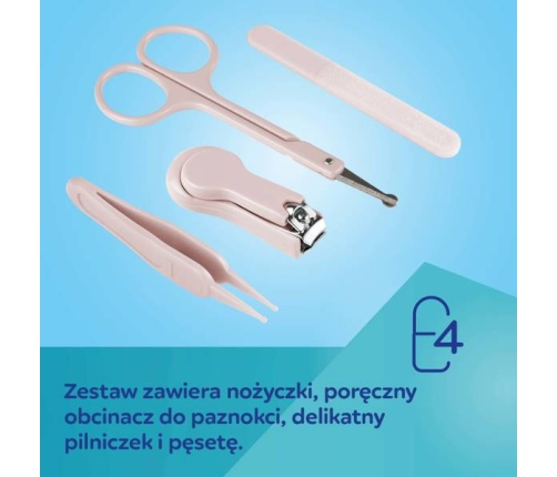 Canpol Babies Zestaw Pielęgnacyjny Do Paznokci Dla Niemowląt i Dzieci Niebieskie 9/814_blu