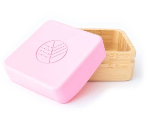 Ecorascals Bambusowe Pojemniki Na Przekąski 2 szt. Szaro-różowy