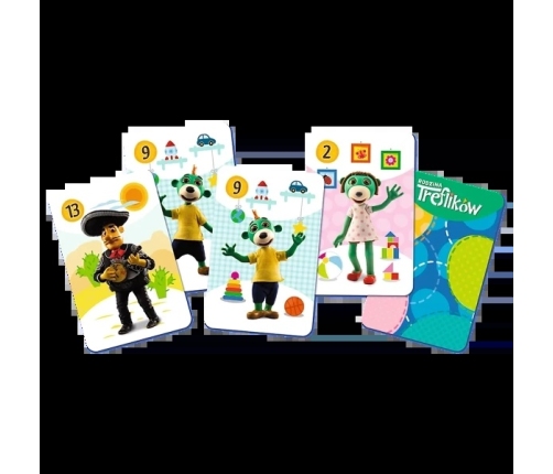 Trefl Karty Piotruś Rodzina Treflików