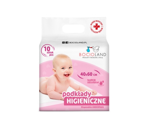 Bocioland Podkład Jednorazowy 40x60 cm op 10 szt BOC0150