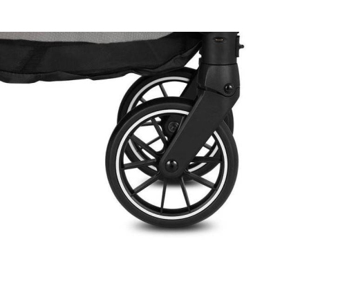 Easywalker Jackey XL Samoskładający się Wózek Spacerowy z Kołami XL Shadow Black