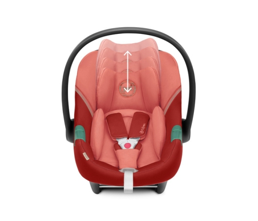 Cybex Aton S2 i-Size Fotelik Samochodowy 0-13kg Hibiscus Red 2023 + Cybex Baza One