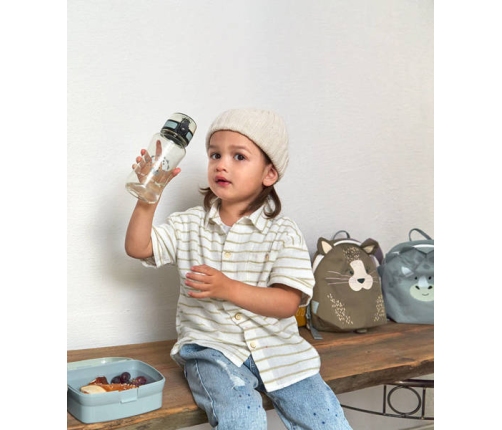 Lassig Zestaw Na Lunch Lunchbox + Butelka Tritanowa Bidon 460ml About Friends Dinozaur