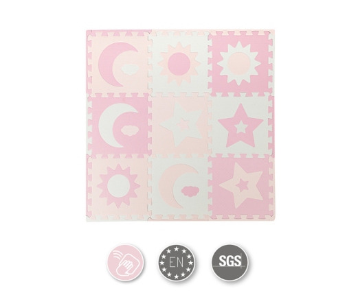 Momi Nebe Puzzle Piankowe Różowe