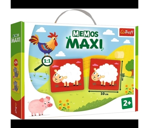 Trefl Gra -Memos Maxi Zwierzęta na farmie