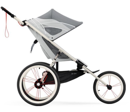 Cybex Avi Sport Collection Silver Pink Sporta Ratiņi