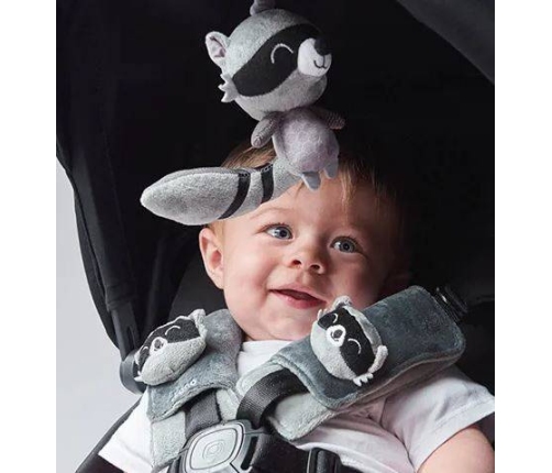 Diono Ochraniacze na Pasy i Zawieszka Racoon