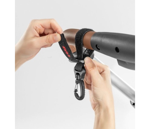 REER Uchwyt na Rzep Karabińczyk Hak do Wózka 2szt