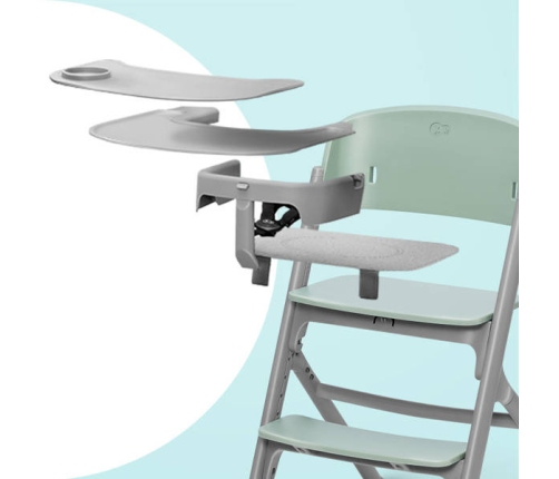 Kinderkraft Livy Krzesełko do Karmienia Brązowy Oak