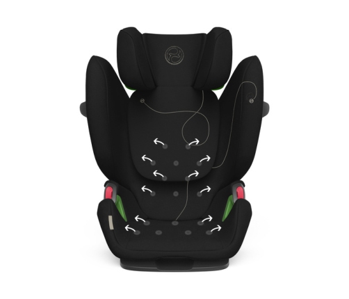 Cybex Pallas G I-Size Moon Black 2023 Bērnu autosēdeklis 9-50 kg + Vasaras pārvalks