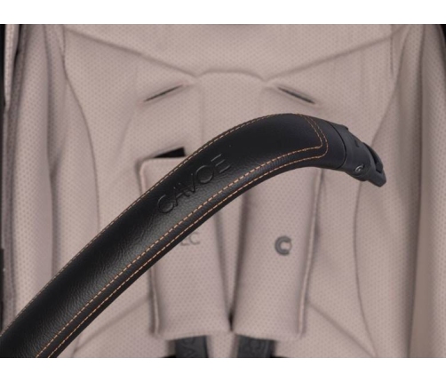 Cavoe Avec 2024 Wózek Głęboko-Spacerowy Bliźniaczy 2w1 Taupe