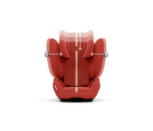 Cybex Solution G I-Fix Plus Fotelik Samochodowy 15-50 kg Hibiscus Red Plus 2024