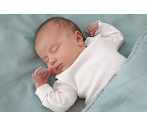 Piapimo SleepSweet Pościel Dziecięca z Wypełnieniem Dwustronna 80 x 100 cm Zielony i Szary