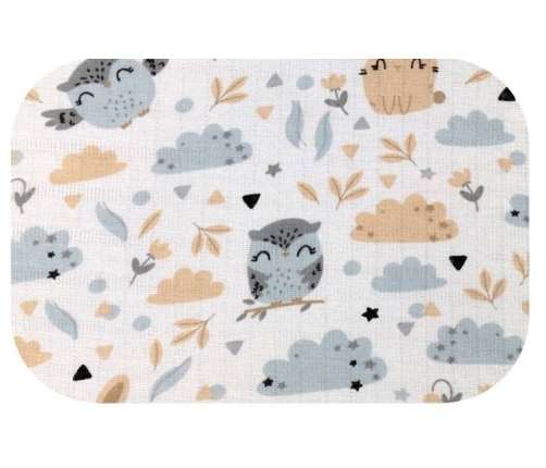 Pielucha Tetra Druk 70/80  Zwierzęta Pastelowe