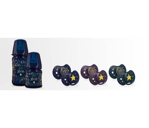 Lovi Dynamiczny Stardust Smoczek Uspokajający 3-6 m 22/893 Violet