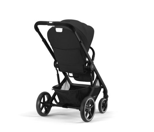 Cybex Balios S Lux Moon Black 2023 + Cybex Aton B2 i-Size + Cybex One base Детская коляска 4 в 1