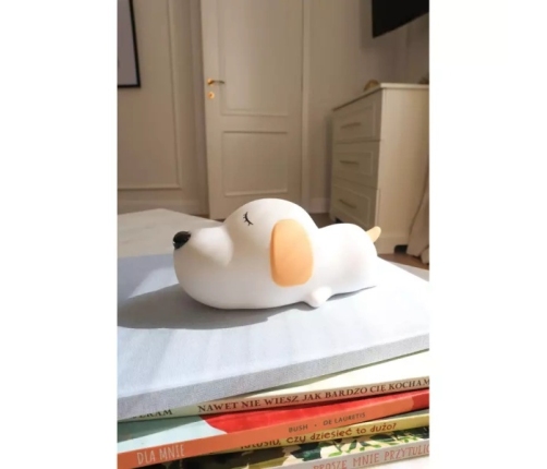 MYROYS Silikonowa Lampka Piesek