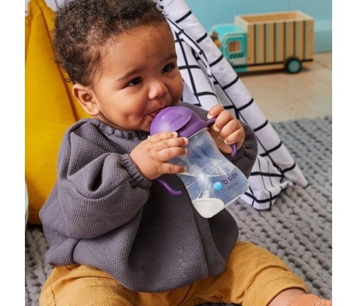 B.Box Innowacyjny Bidon Ze Słomką Różowy